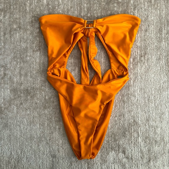 CANALUZ SWIM Macao Monokini in Mango - Picture 2 of 5